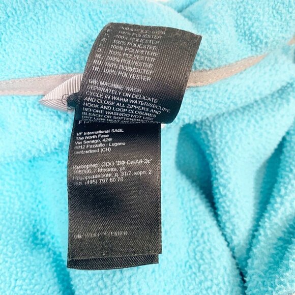 The North Face blue long sleeve fleece full zipper lightweight jacket - Picture 7 of 9